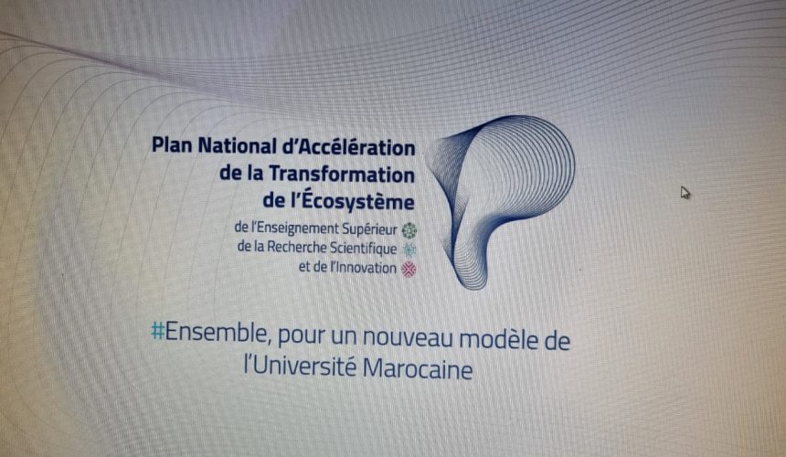 Plan National d’Accélération de la Transformation de l’Ecosystème Plan National d’Accélération de la Transformation de l’Ecosystème