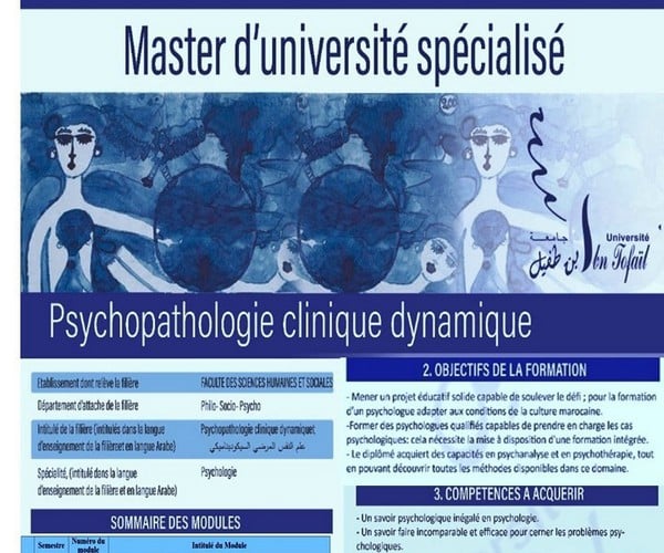 APPEL A CANDIDATURE (Master d’Université Spécialisé (MUS) « Psychopathologie Clinique Dynamique »)