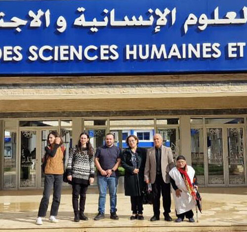 اجتماع السيد عميد كلية العلوم الإنسانية والاجتماعية ومنسقة ماستر سيكولوجيا الإعاقة مع ممثلي الوكالة الايطالية للتعاون التنموي